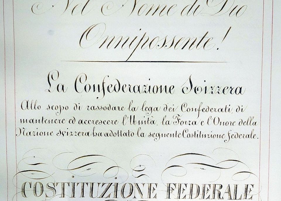 costituzione federale